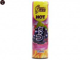 Gel comestível Uva HOT 15 ml - For Sexy